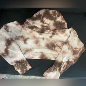 All Yours Hoodie Earth Dye Clay- size 10 cropped